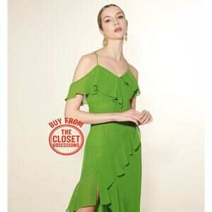 RARE!!! MANGO Chiffon Midi Dress NWT
